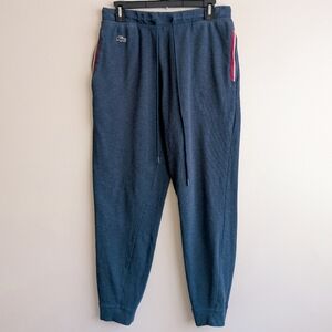 Lacoste Casual Athlesiure Sporty Blue Stripe Track Sweatpants